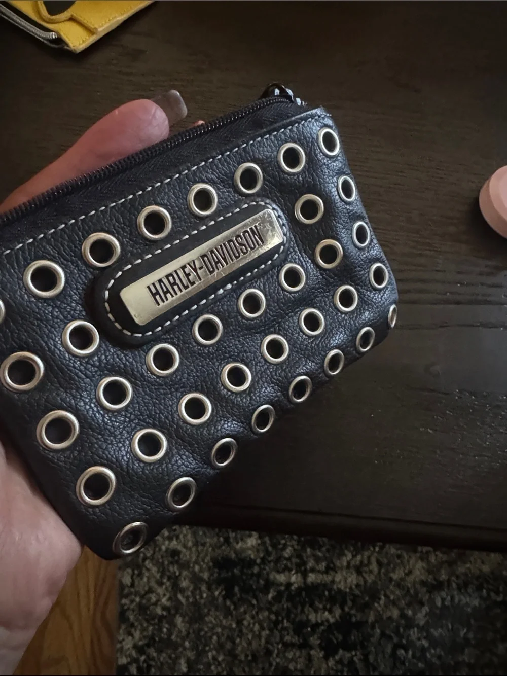 Harley-Davidson black leather